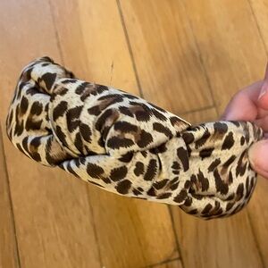 Lele Sadoughi Cheetah Print Headband